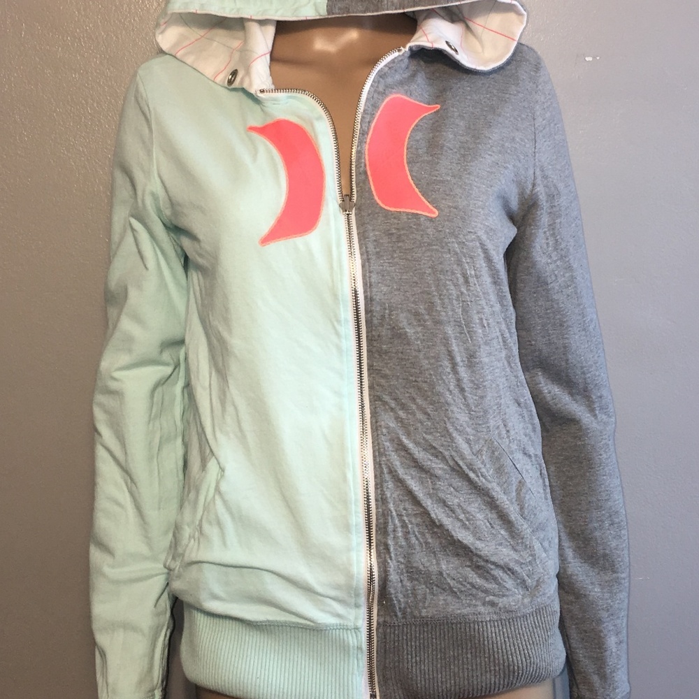 HURLEY Reversible Zip Up Sweatshirt